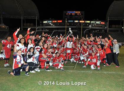 Thumbnail 2 in Clayton Valley Charter vs. Redlands East Valley (CIF State DIV 2 Final) photogallery.