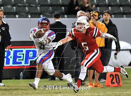 Thumbnail 3 in Clayton Valley Charter vs. Redlands East Valley (CIF State DIV 2 Final) photogallery.