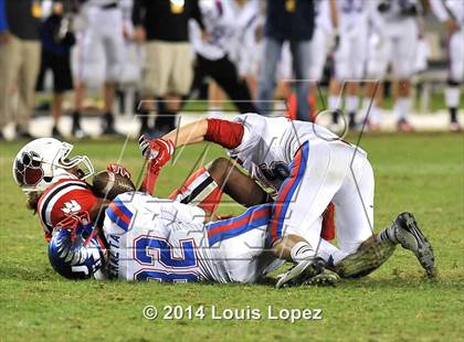 Thumbnail 2 in Clayton Valley Charter vs. Redlands East Valley (CIF State DIV 2 Final) photogallery.