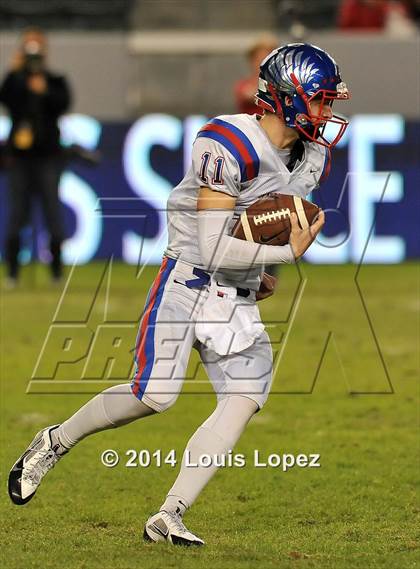 Thumbnail 3 in Clayton Valley Charter vs. Redlands East Valley (CIF State DIV 2 Final) photogallery.