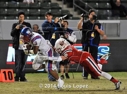 Thumbnail 3 in Clayton Valley Charter vs. Redlands East Valley (CIF State DIV 2 Final) photogallery.