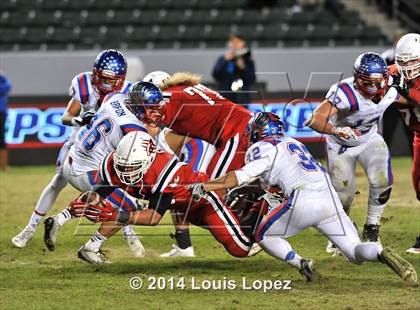 Thumbnail 3 in Clayton Valley Charter vs. Redlands East Valley (CIF State DIV 2 Final) photogallery.