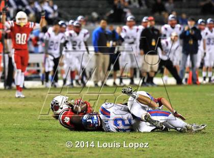 Thumbnail 3 in Clayton Valley Charter vs. Redlands East Valley (CIF State DIV 2 Final) photogallery.