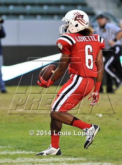 Thumbnail 1 in Clayton Valley Charter vs. Redlands East Valley (CIF State DIV 2 Final) photogallery.
