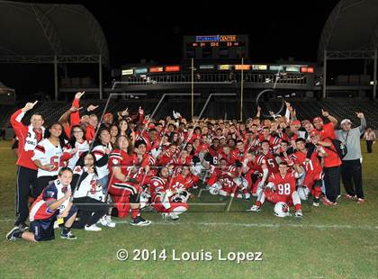 Thumbnail 3 in Clayton Valley Charter vs. Redlands East Valley (CIF State DIV 2 Final) photogallery.