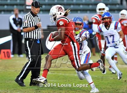 Thumbnail 2 in Clayton Valley Charter vs. Redlands East Valley (CIF State DIV 2 Final) photogallery.