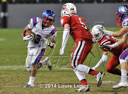 Thumbnail 3 in Clayton Valley Charter vs. Redlands East Valley (CIF State DIV 2 Final) photogallery.