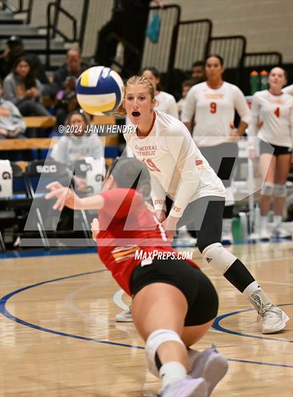 Thumbnail 2 in Archbishop Mitty vs Cathedral Catholic (CIF Open Division Final) photogallery.