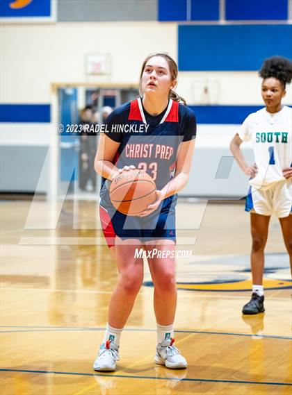 Thumbnail 1 in Christ Prep Academy vs. Blue Springs South (Grain Valley Invitational) photogallery.