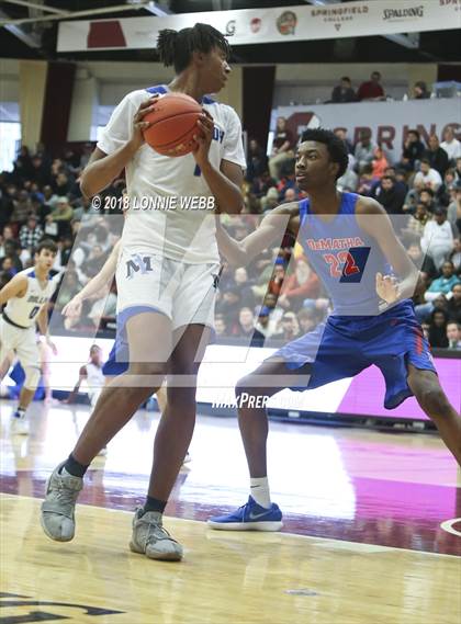 Thumbnail 1 in DeMatha vs. Archbishop Molloy (Spalding Hoophall Classic) photogallery.