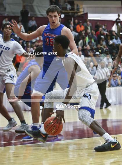 Thumbnail 1 in DeMatha vs. Archbishop Molloy (Spalding Hoophall Classic) photogallery.