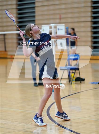 Thumbnail 3 in AIA D1/D2 Badminton Team Finals photogallery.