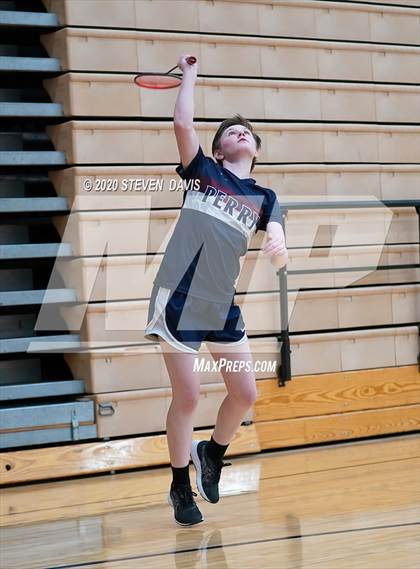 Thumbnail 2 in AIA D1/D2 Badminton Team Finals photogallery.