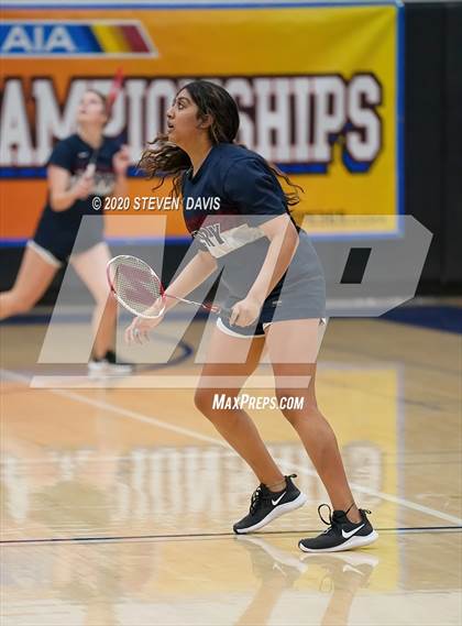 Thumbnail 3 in AIA D1/D2 Badminton Team Finals photogallery.