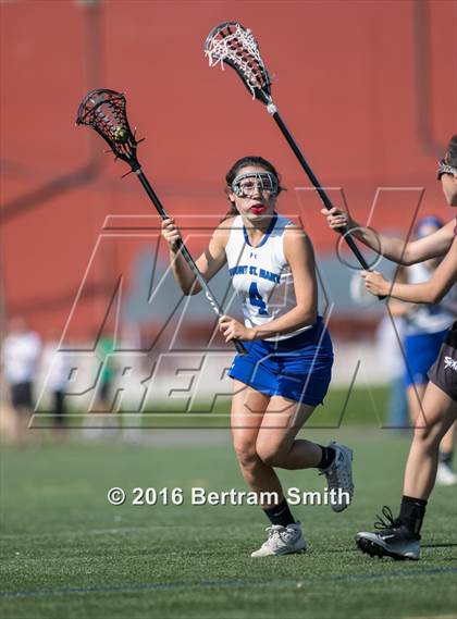 Thumbnail 2 in Sacred Heart vs Mount St. Mary Academy (Monsignor Martin Semifinal) photogallery.