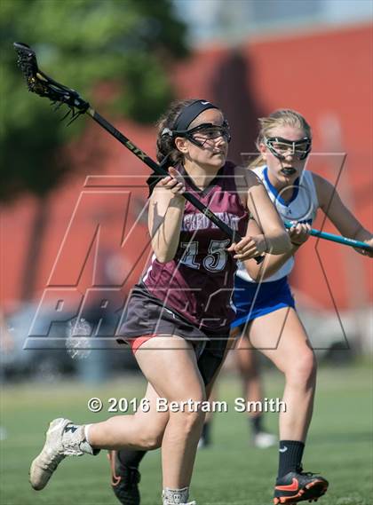 Thumbnail 2 in Sacred Heart vs Mount St. Mary Academy (Monsignor Martin Semifinal) photogallery.
