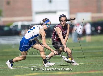 Thumbnail 3 in Sacred Heart vs Mount St. Mary Academy (Monsignor Martin Semifinal) photogallery.