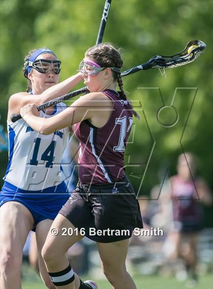 Thumbnail 3 in Sacred Heart vs Mount St. Mary Academy (Monsignor Martin Semifinal) photogallery.