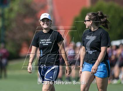 Thumbnail 1 in Sacred Heart vs Mount St. Mary Academy (Monsignor Martin Semifinal) photogallery.