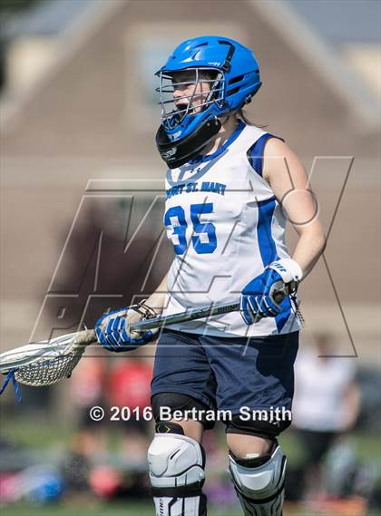 Thumbnail 3 in Sacred Heart vs Mount St. Mary Academy (Monsignor Martin Semifinal) photogallery.
