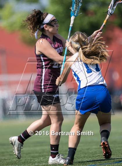 Thumbnail 1 in Sacred Heart vs Mount St. Mary Academy (Monsignor Martin Semifinal) photogallery.