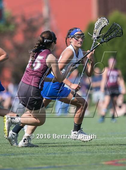 Thumbnail 3 in Sacred Heart vs Mount St. Mary Academy (Monsignor Martin Semifinal) photogallery.