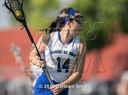 Thumbnail 2 in Sacred Heart vs Mount St. Mary Academy (Monsignor Martin Semifinal) photogallery.
