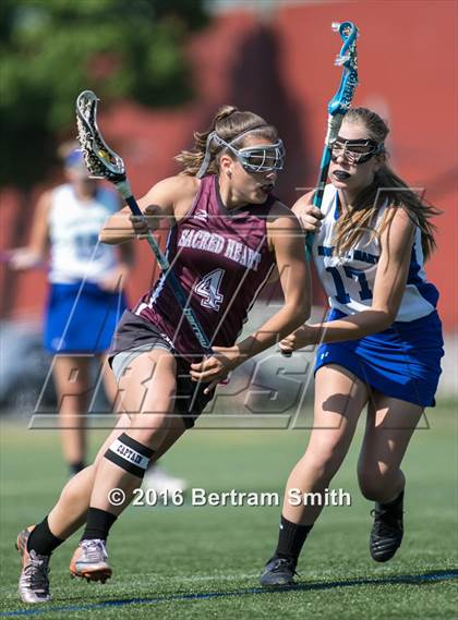Thumbnail 2 in Sacred Heart vs Mount St. Mary Academy (Monsignor Martin Semifinal) photogallery.