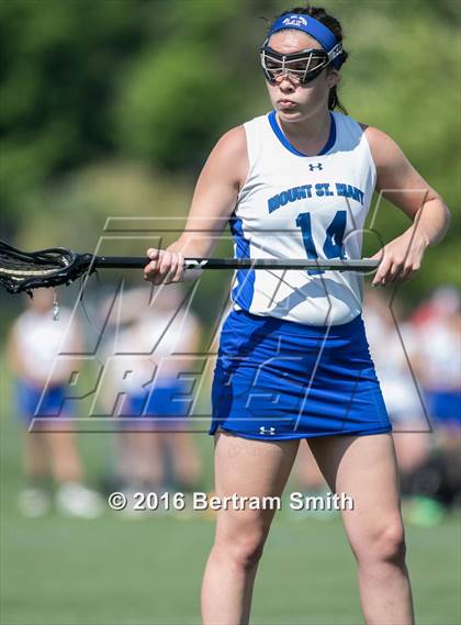 Thumbnail 2 in Sacred Heart vs Mount St. Mary Academy (Monsignor Martin Semifinal) photogallery.
