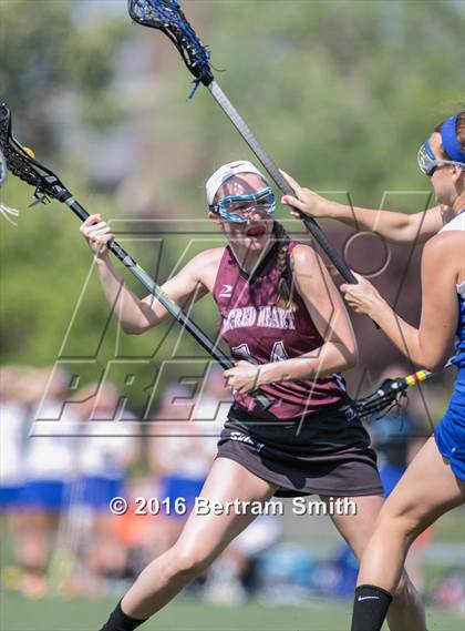 Thumbnail 3 in Sacred Heart vs Mount St. Mary Academy (Monsignor Martin Semifinal) photogallery.