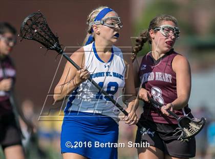 Thumbnail 2 in Sacred Heart vs Mount St. Mary Academy (Monsignor Martin Semifinal) photogallery.