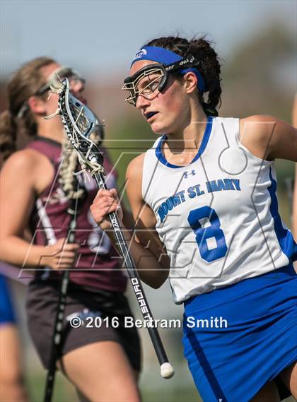 Thumbnail 2 in Sacred Heart vs Mount St. Mary Academy (Monsignor Martin Semifinal) photogallery.