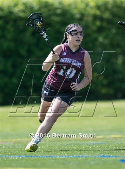 Thumbnail 1 in Sacred Heart vs Mount St. Mary Academy (Monsignor Martin Semifinal) photogallery.