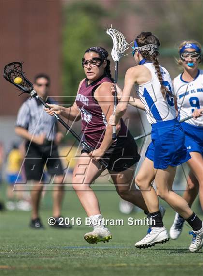 Thumbnail 1 in Sacred Heart vs Mount St. Mary Academy (Monsignor Martin Semifinal) photogallery.