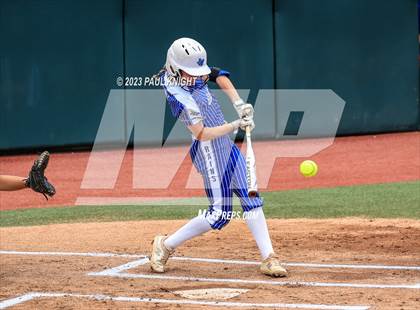 Thumbnail 1 in Coahoma vs. Rains (UIL 3A Softball Semifinal) photogallery.