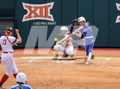Thumbnail 3 in Coahoma vs. Rains (UIL 3A Softball Semifinal) photogallery.