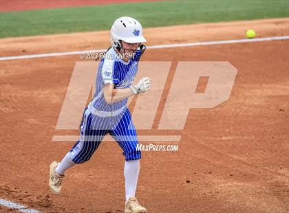 Thumbnail 3 in Coahoma vs. Rains (UIL 3A Softball Semifinal) photogallery.