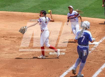 Thumbnail 2 in Coahoma vs. Rains (UIL 3A Softball Semifinal) photogallery.