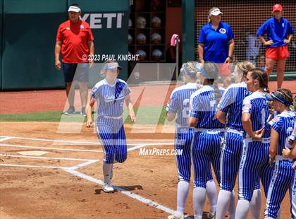 Thumbnail 1 in Coahoma vs. Rains (UIL 3A Softball Semifinal) photogallery.