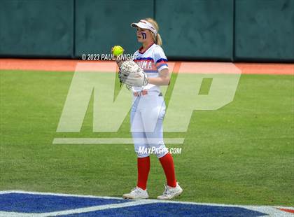 Thumbnail 2 in Coahoma vs. Rains (UIL 3A Softball Semifinal) photogallery.