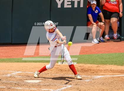 Thumbnail 1 in Coahoma vs. Rains (UIL 3A Softball Semifinal) photogallery.