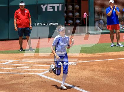 Thumbnail 2 in Coahoma vs. Rains (UIL 3A Softball Semifinal) photogallery.