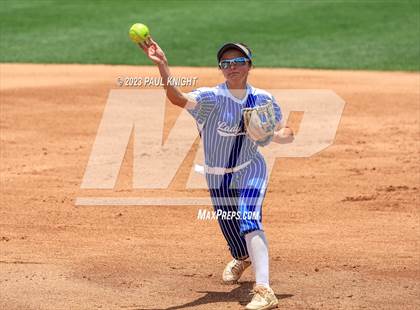 Thumbnail 2 in Coahoma vs. Rains (UIL 3A Softball Semifinal) photogallery.