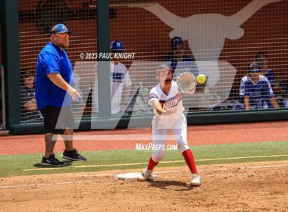 Thumbnail 1 in Coahoma vs. Rains (UIL 3A Softball Semifinal) photogallery.