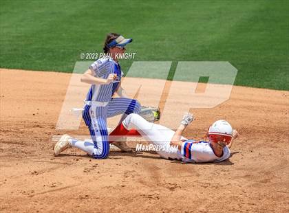 Thumbnail 2 in Coahoma vs. Rains (UIL 3A Softball Semifinal) photogallery.