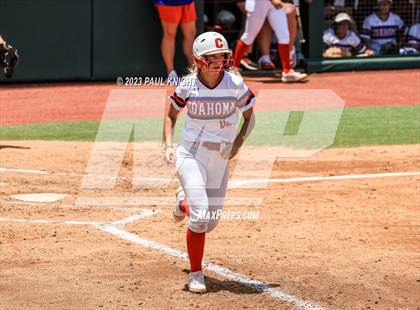 Thumbnail 3 in Coahoma vs. Rains (UIL 3A Softball Semifinal) photogallery.