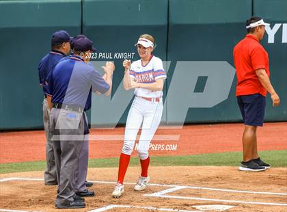 Thumbnail 2 in Coahoma vs. Rains (UIL 3A Softball Semifinal) photogallery.