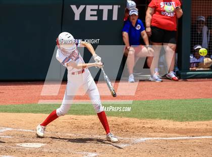 Thumbnail 2 in Coahoma vs. Rains (UIL 3A Softball Semifinal) photogallery.