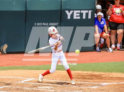 Thumbnail 1 in Coahoma vs. Rains (UIL 3A Softball Semifinal) photogallery.