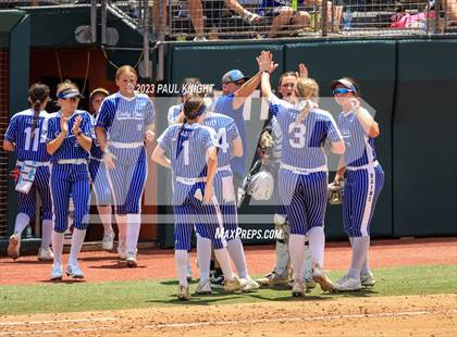 Thumbnail 2 in Coahoma vs. Rains (UIL 3A Softball Semifinal) photogallery.